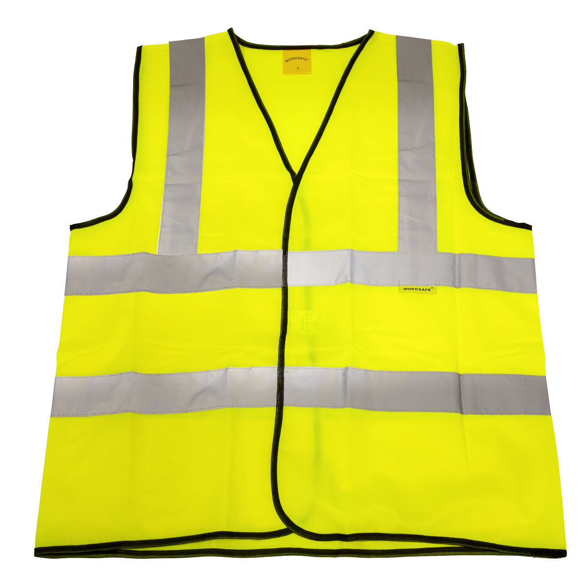 Sealey Hi-Vis Waistcoat (Site and Road Use) Yellow - Large