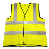 Sealey Hi-Vis Waistcoat (Site and Road Use) Yellow - Large
