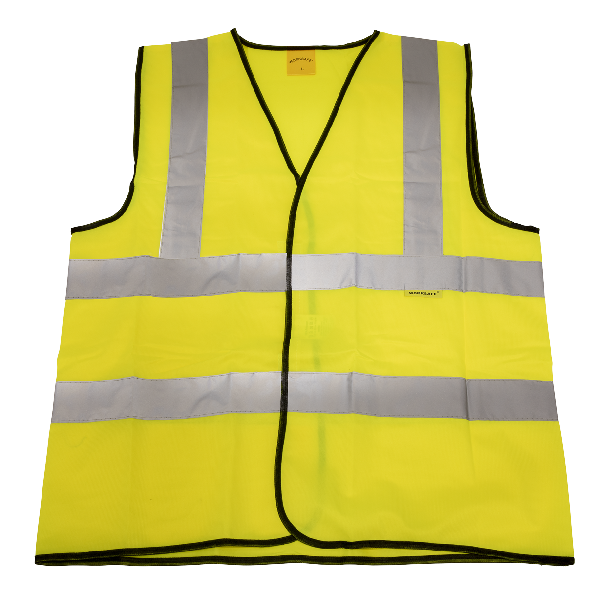 Sealey Hi-Vis Waistcoat (Site and Road Use) Yellow - Medium