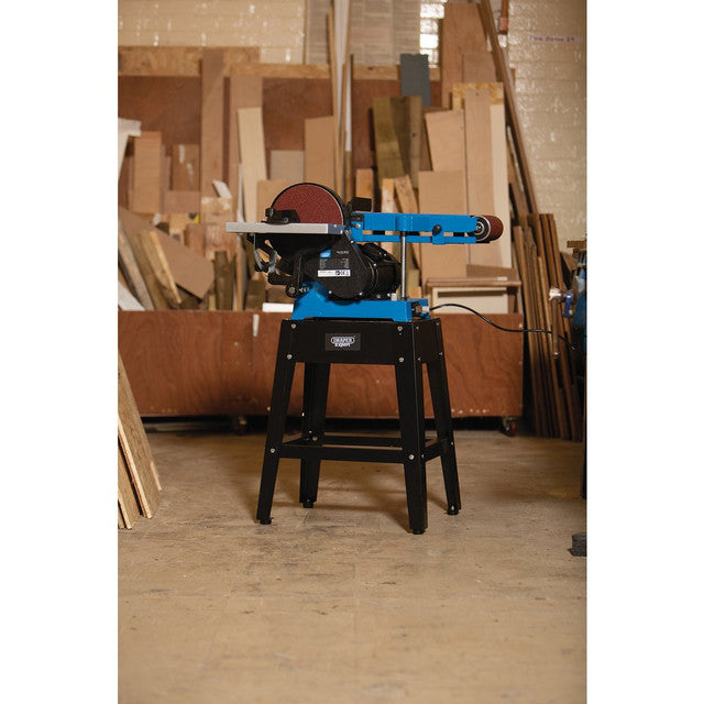 Draper Tools Draper Expert 230V Belt And Disc Sander With Tool Stand, 150mm, 750W