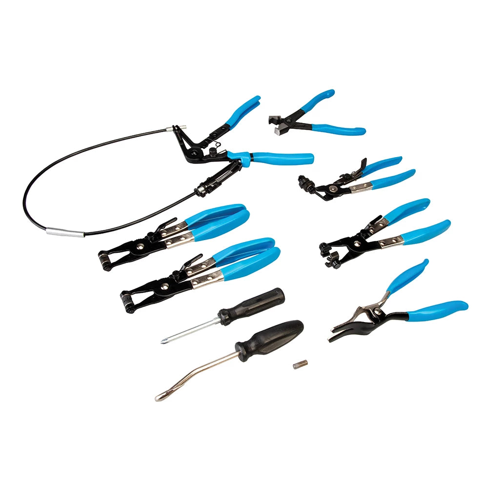 Silverline Hose Clip Removal Tool Set 9Pce