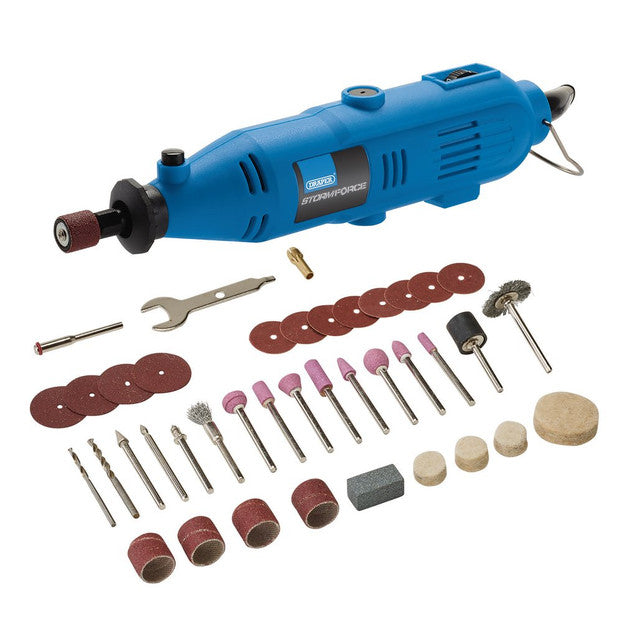 Draper Tools Storm Force 230V Rotary Multi-Tool Kit, 135W (40 Piece)