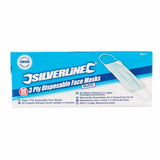 Silverline 3-Ply Disposable Face Masks 50Pk
