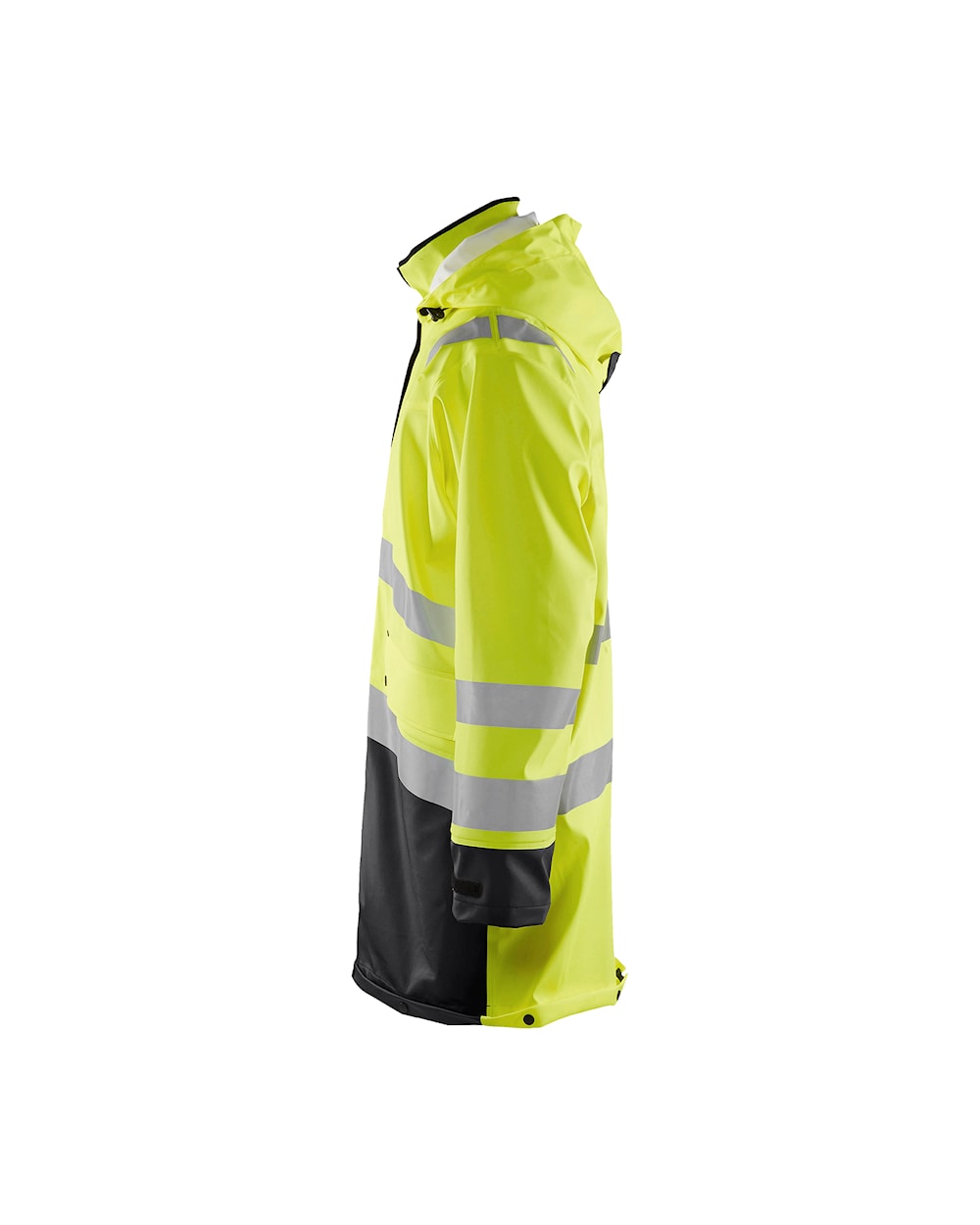 Blaklader Rain Coat Hi-Vis Level 3 4326 #colour_hi-vis-yellow-black