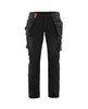 Blaklader Women's 4-Way Stretch Craftsman Trousers 7192 #colour_black-red