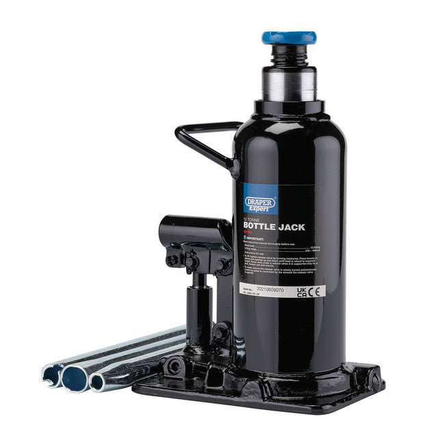 Draper Tools Draper Expert Hydraulic Bottle Jack, 12 Tonne