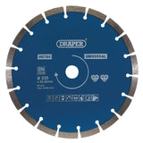 Draper Tools Segmented Diamond Blade, 230mm