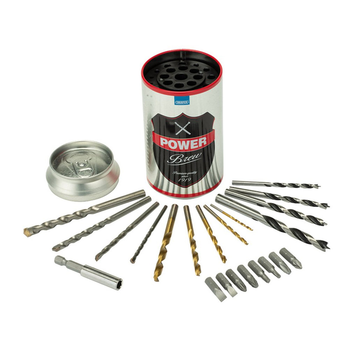 Draper Tools Combination Screwdriver And Drill Bit Set, Special Edition - Power Brew (22 Piece)