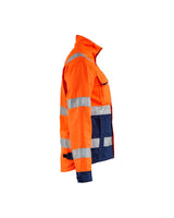 Blaklader Women's Hi-Vis Jacket 4903 #colour_orange-navy-blue