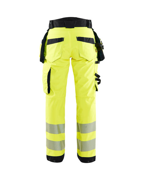 Blaklader Softshell Hi-Vis Trousers Women 7118 #colour_hi-vis-yellow-black