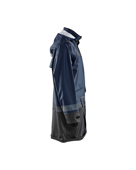 Blaklader Raincoat Level 2 4321 #colour_dark-navy-black