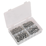 Sealey Steel Nut Assortment 370pc M5-M10 Metric