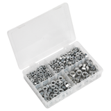Sealey Steel Nut Assortment 320pc 1/4"-1/2"UNC