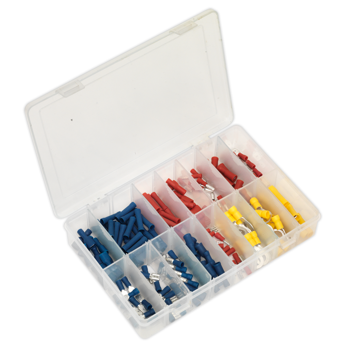 Sealey Crimp Terminal Assortment 200pc Blue, Red & Yellow