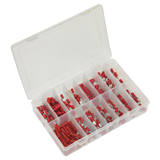 Sealey Crimp Terminal Assortment 260pc Red