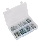 Sealey Setscrew, Nut & Washer Assortment 444pc High Tensile M5 Metric