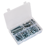 Sealey Setscrew, Nut & Washer Assortment 150pc High Tensile M10 Metric