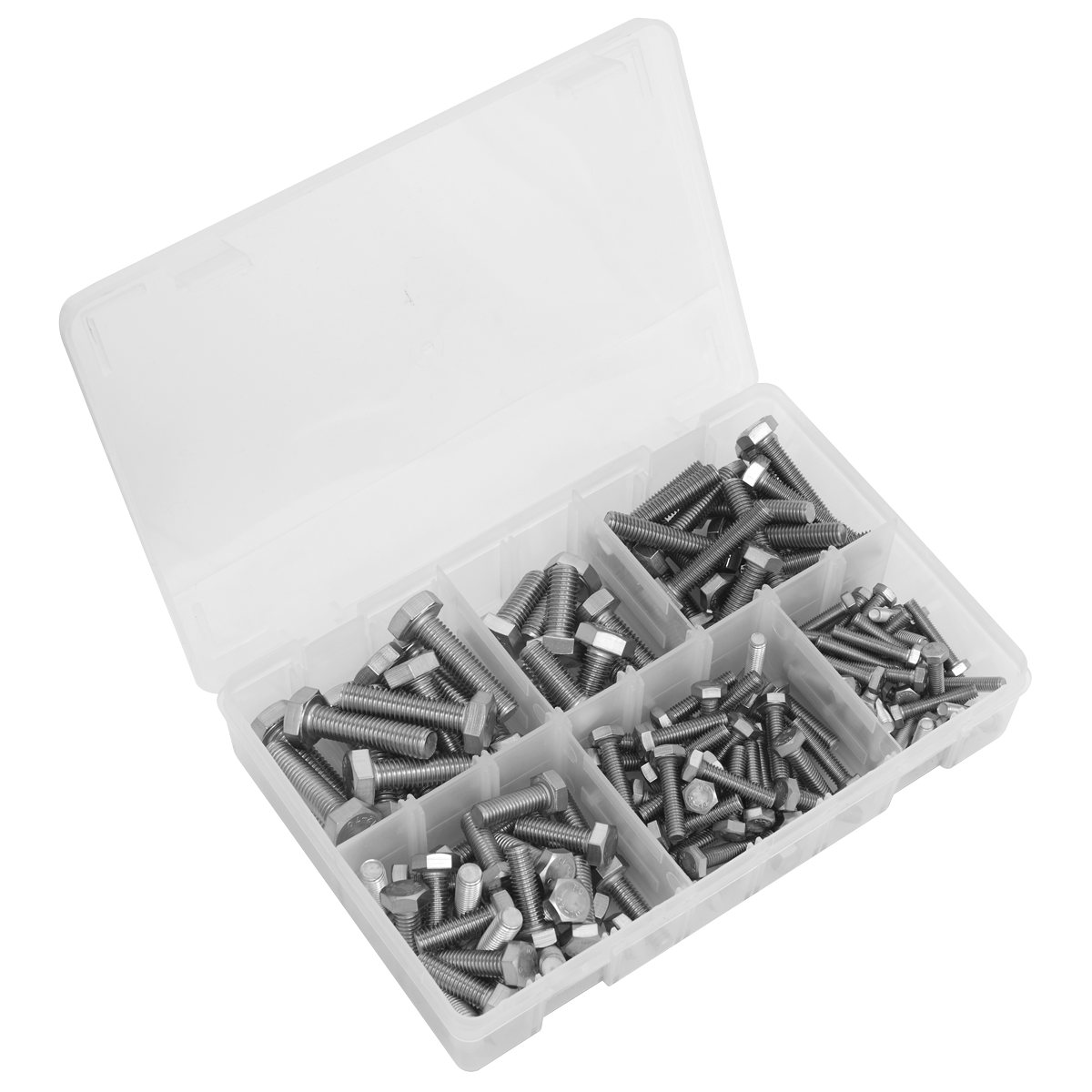 Sealey Stainless Steel Setscrew Assortment 150pc M5-M10