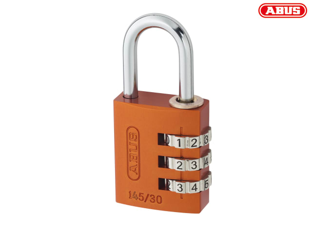 ABUS Mechanical 145/30 30mm Aluminium Combination Padlock Random Colour 46632