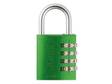 ABUS Mechanical 145/40 40mm Aluminium Combination Padlock Green 49531