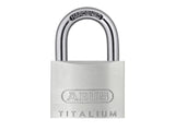 ABUS Mechanical 54TI/40mm TITALIUM Padlock Twin Pack Carded