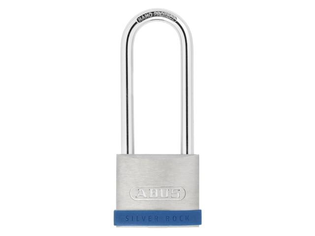 ABUS Mechanical 50mm Silver Rock 5 Padlock Long Shackle 80mm