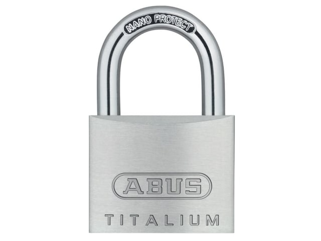 ABUS Mechanical 64TI/40mm TITALIUM Padlock Keyed Alike KA6411