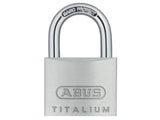 ABUS Mechanical 64TI/40mm TITALIUM Padlock Quad Pack