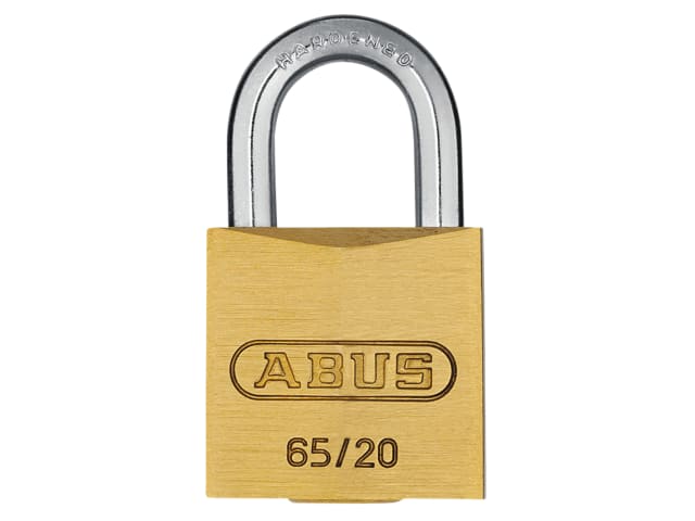 ABUS Mechanical 65/20mm Brass Padlock Keyed Alike 203