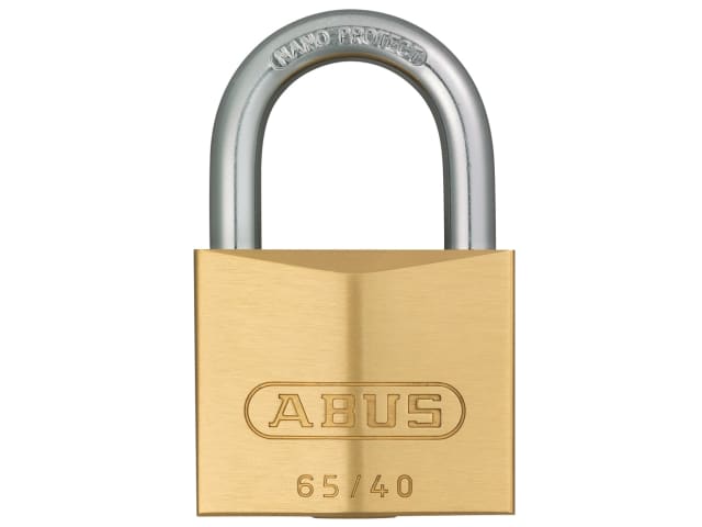 ABUS Mechanical 65/40mm Brass Padlock Carded