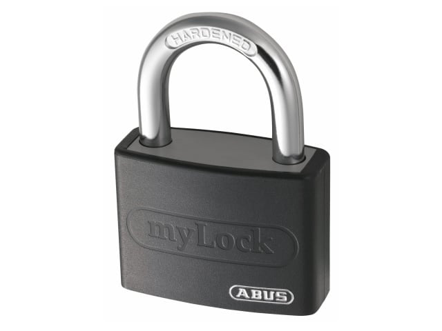 ABUS Mechanical T65AL/40mm My Lock Aluminium Padlock Black Keyed Alike 6402