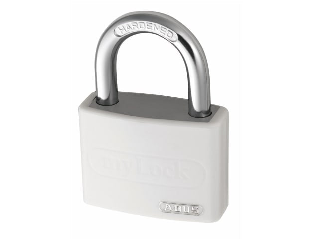 ABUS Mechanical T65AL/40mm My Lock Aluminium Padlock White Keyed Alike 6401