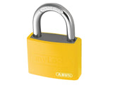 ABUS Mechanical T65AL/40mm My Lock Aluminium Padlock Yellow