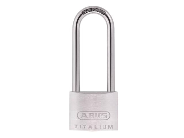 ABUS Mechanical 80TI/40mm TITALIUM Padlock 63mm Long Shackle Carded