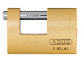 ABUS Mechanical 82/90mm Monoblock Brass Shutter Padlock Keyed Alike 8523