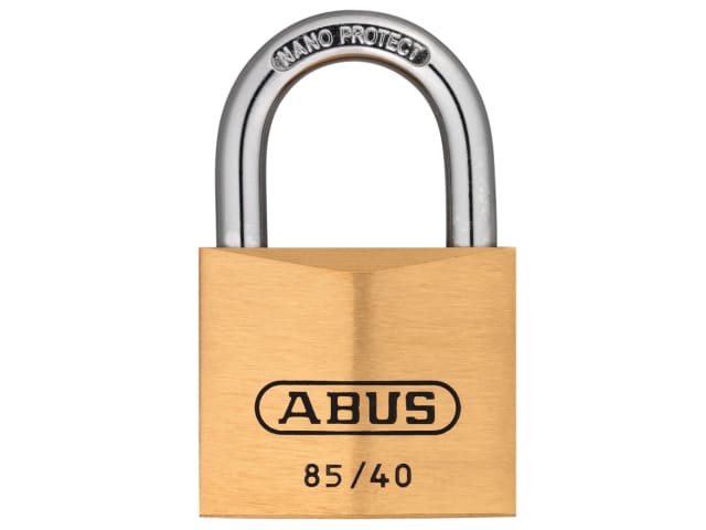 ABUS Mechanical 85/40mm Brass Padlock Carded