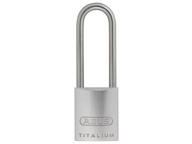 ABUS Mechanical 86TI/45mm TITALIUM Padlock Without Cylinder 70mm Long Stainless Steel Shackle