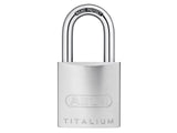 ABUS Mechanical 86TI/55mm TITALIUM Padlock Without Cylinder