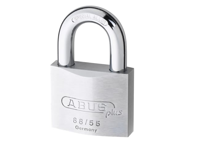 ABUS Mechanical 88RK/50mm Brass PLUS Cylinder Padlock Rekeyable Carded