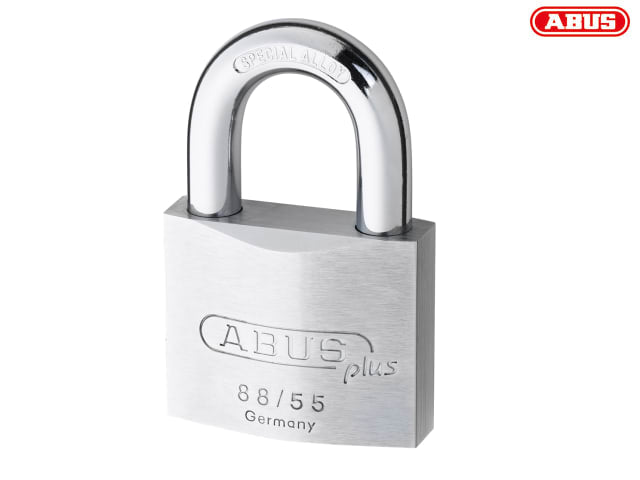 ABUS Mechanical 88RK/50mm Brass PLUS Cylinder Padlock Rekeyable Carded