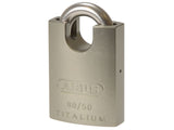 ABUS Mechanical 90RK/50 TITALIUM Padlock Closed Shackle Carded