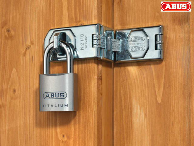 ABUS Mechanical 80TI/40mm TITALIUM Padlock Keyed Alike KA8011