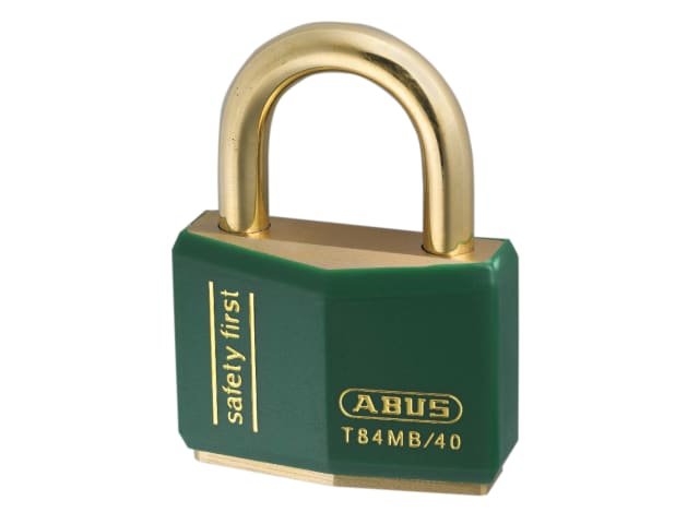 ABUS Mechanical T84MB/40mm Green Rustproof Padlock Keyed Alike 8403