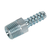 Sealey Screwed Tailpiece Male 1/4"BSPT - 1/4" Hose Pack of 5