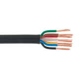 Sealey Automotive Cable Thin Wall 6 x 1mm² 32/0.20mm, 1 x 2mm² 28/0.30mm 30m Black