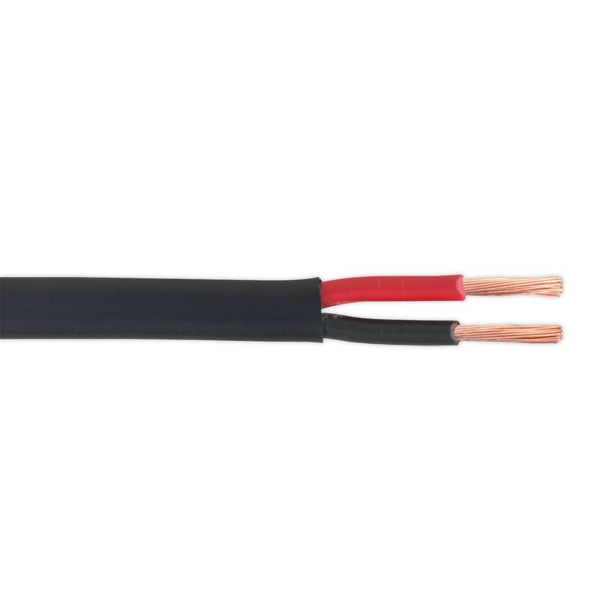 Sealey Automotive Cable Thick Wall Flat Twin 2 x 2mm² 28/0.30mm 30m Black