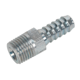 Sealey Screwed Tailpiece Male 1/4"BSPT - 5/16" Hose Pack of 5