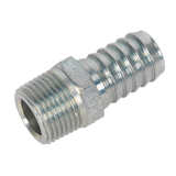 Sealey Screwed Tailpiece Male 3/8"BSPT - 1/2" Hose Pack of 5
