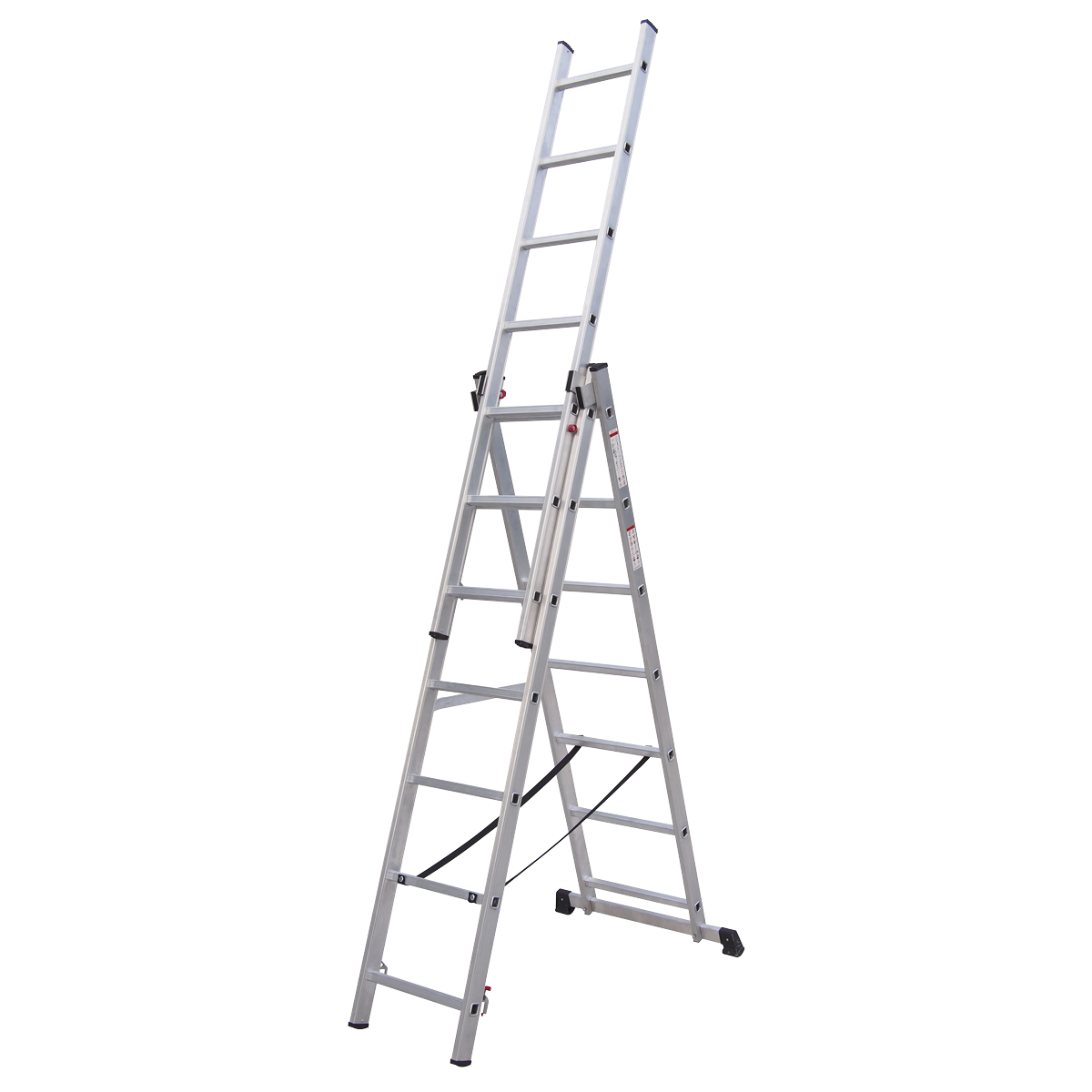 Sealey Aluminium Extension Combination Ladder 3x7 EN 131