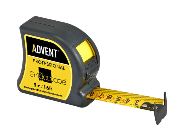 Advent 2-In-1 Double Sided Gap Pocket Tape 5m/16ft (Width 25mm)